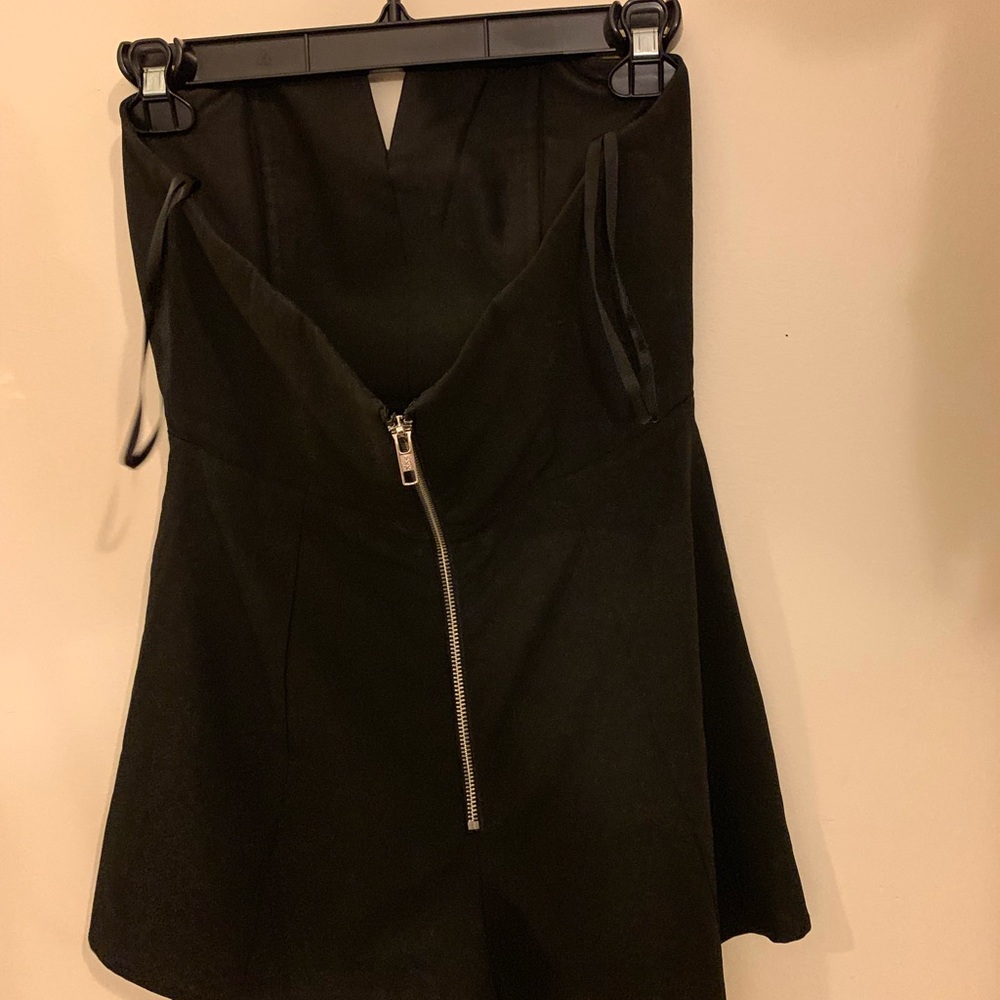 Revolve black sweetheart romper